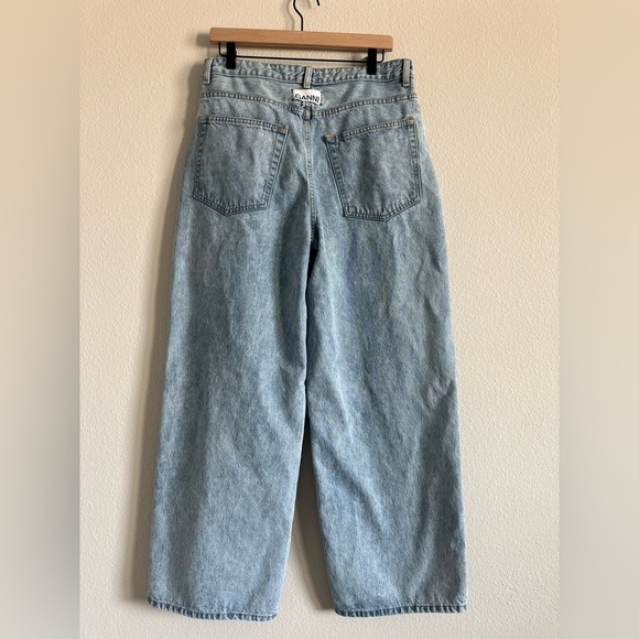 GANNI high rise wide leg woman’s jeans - Picture 3 of 12